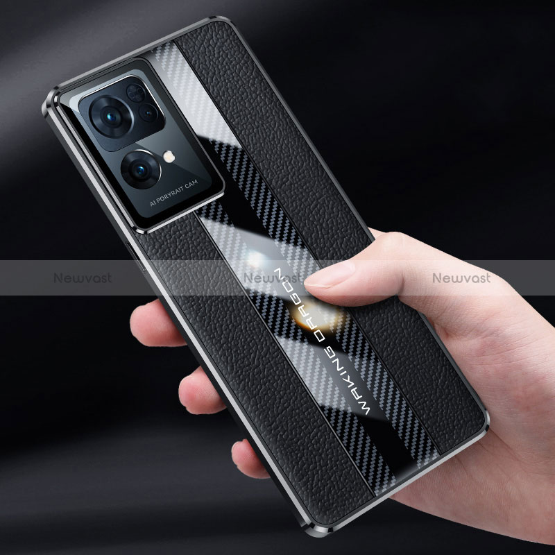 Soft Luxury Leather Snap On Case Cover JB3 for Oppo Reno7 Pro 5G