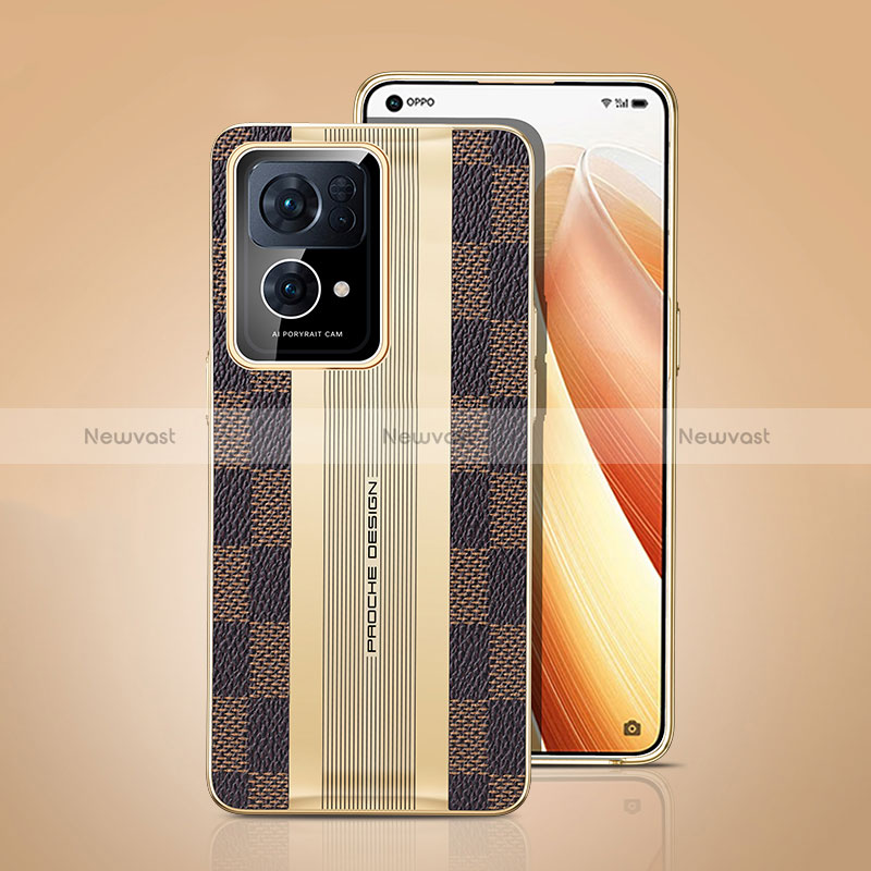 Soft Luxury Leather Snap On Case Cover JB4 for Oppo Reno7 Pro 5G