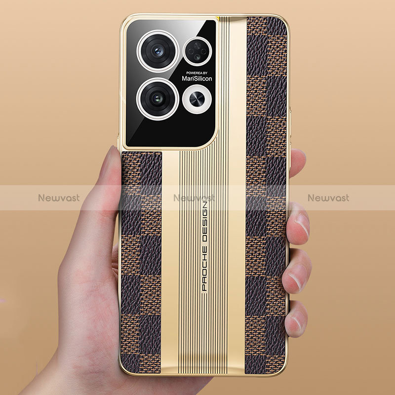 Soft Luxury Leather Snap On Case Cover JB4 for Oppo Reno8 5G