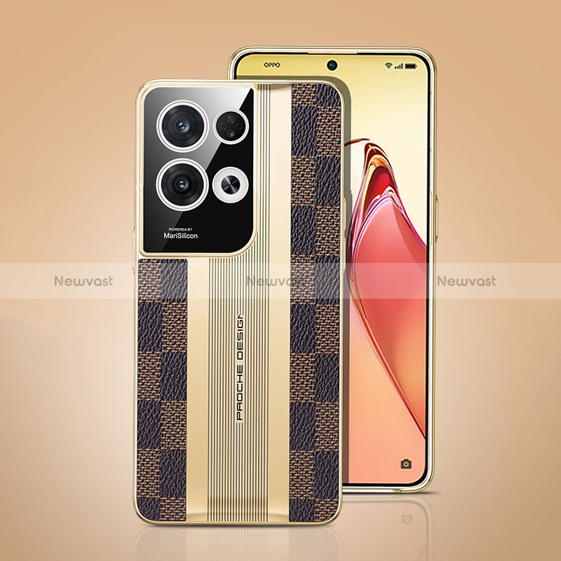 Soft Luxury Leather Snap On Case Cover JB4 for Oppo Reno8 Pro 5G