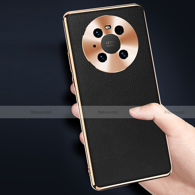 Soft Luxury Leather Snap On Case Cover K03 for Huawei Mate 40