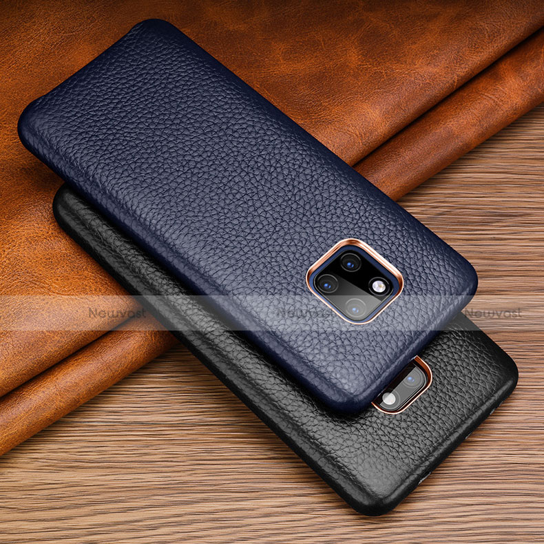 Soft Luxury Leather Snap On Case Cover L01 for Huawei Mate 20 RS