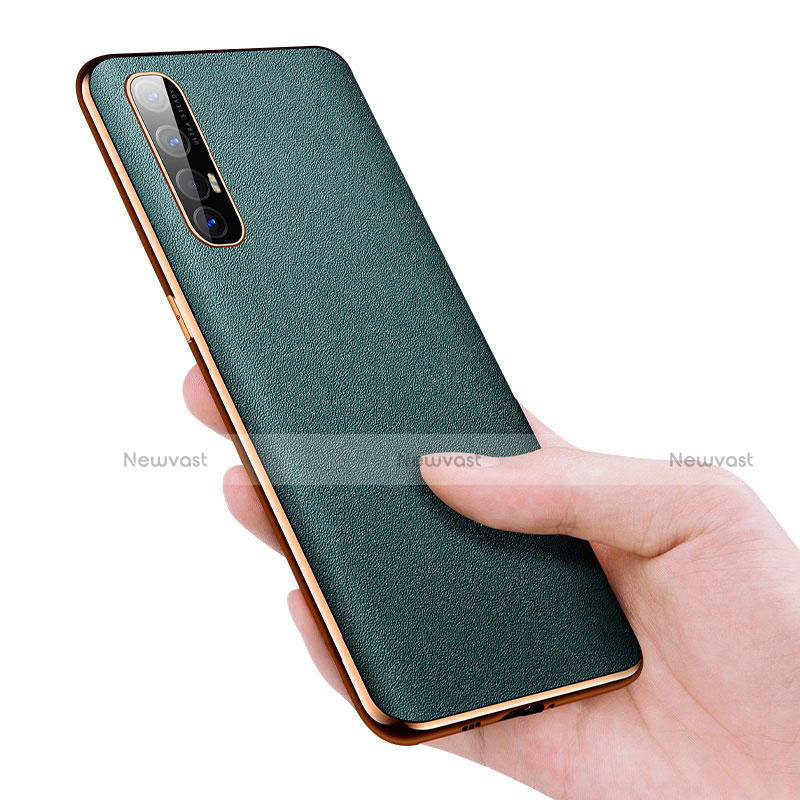 Soft Luxury Leather Snap On Case Cover L01 for Oppo Find X2 Neo