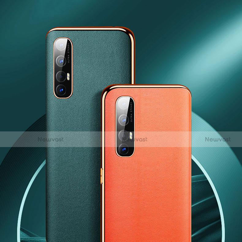 Soft Luxury Leather Snap On Case Cover L01 for Oppo Find X2 Neo