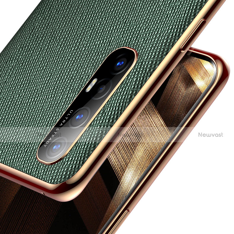 Soft Luxury Leather Snap On Case Cover L02 for Oppo Find X2 Neo