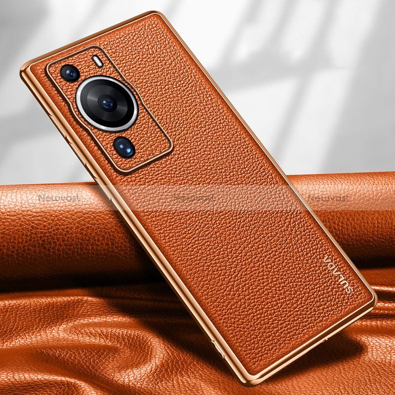 Soft Luxury Leather Snap On Case Cover LD1 for Huawei P60 Pro