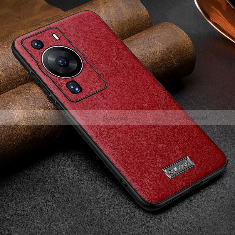 Soft Luxury Leather Snap On Case Cover LD2 for Huawei P60