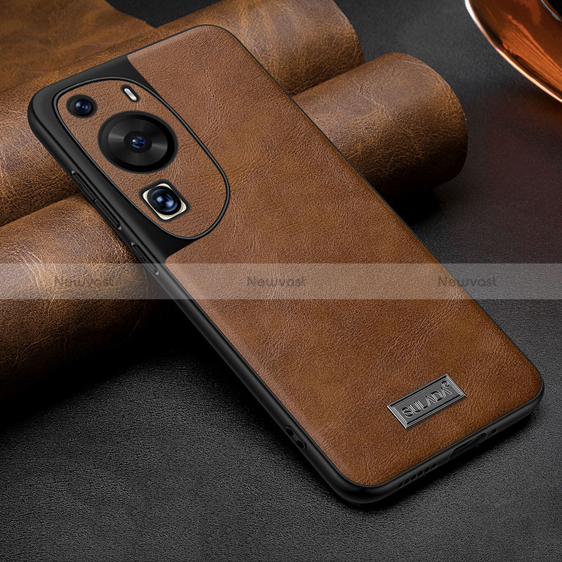 Soft Luxury Leather Snap On Case Cover LD2 for Huawei P60 Art