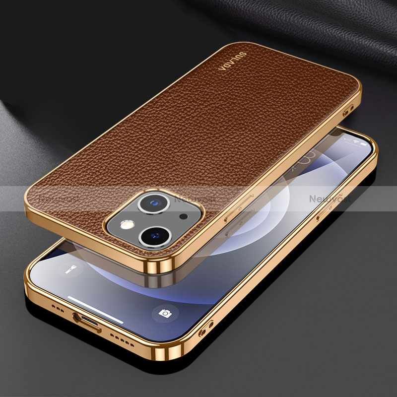 Soft Luxury Leather Snap On Case Cover LD3 for Apple iPhone 13