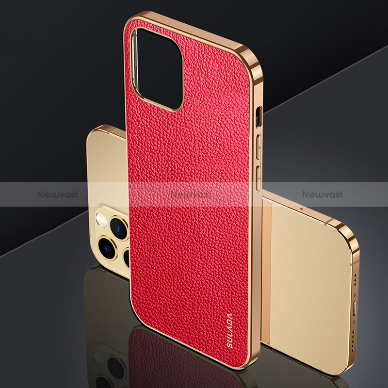 Soft Luxury Leather Snap On Case Cover LD3 for Apple iPhone 13 Pro Max