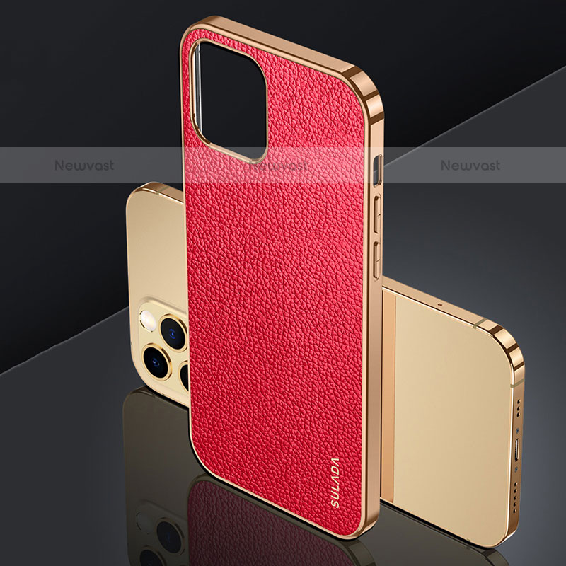 Soft Luxury Leather Snap On Case Cover LD3 for Apple iPhone 14 Pro