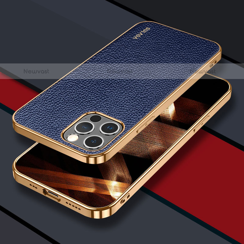 Soft Luxury Leather Snap On Case Cover LD3 for Apple iPhone 14 Pro