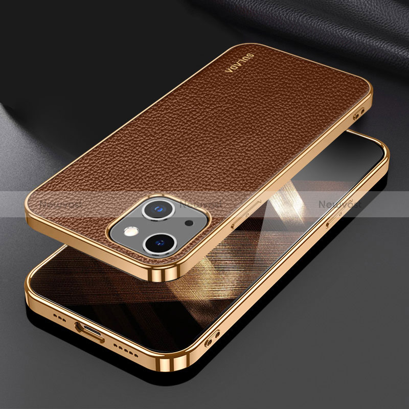 Soft Luxury Leather Snap On Case Cover LD3 for Apple iPhone 15