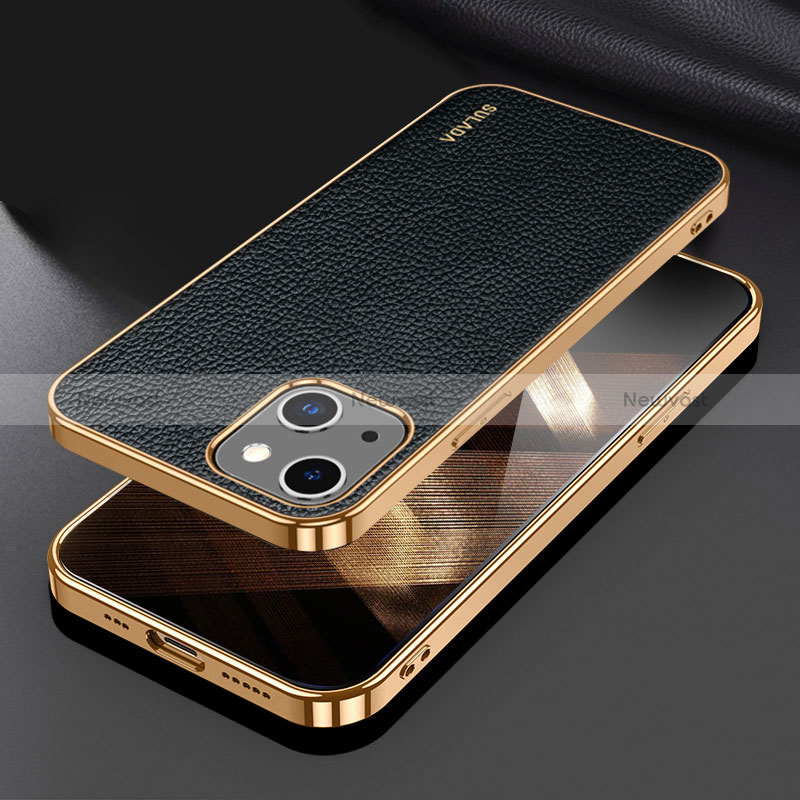 Soft Luxury Leather Snap On Case Cover LD3 for Apple iPhone 15