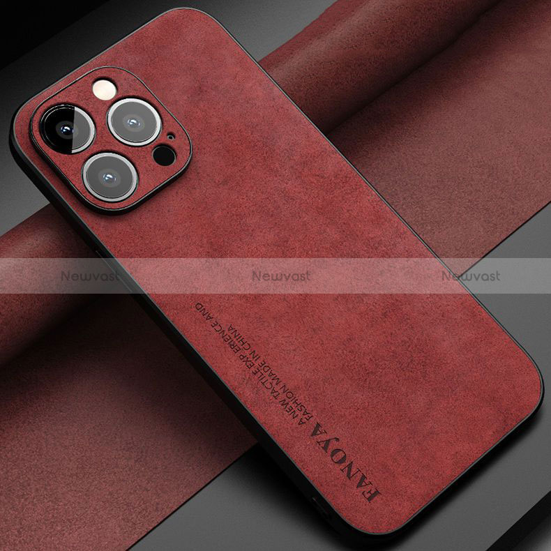 Soft Luxury Leather Snap On Case Cover LS1 for Apple iPhone 13 Pro