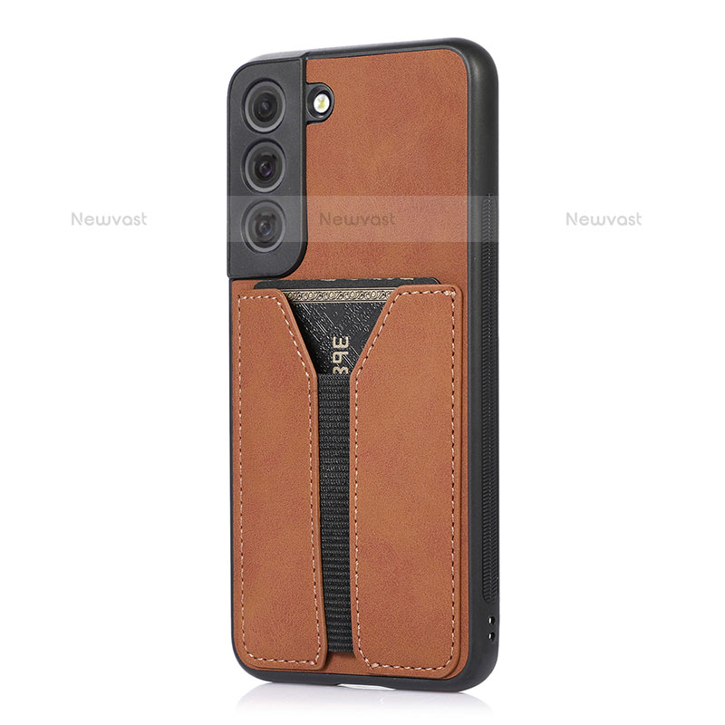 Soft Luxury Leather Snap On Case Cover M02T for Samsung Galaxy S21 Plus 5G
