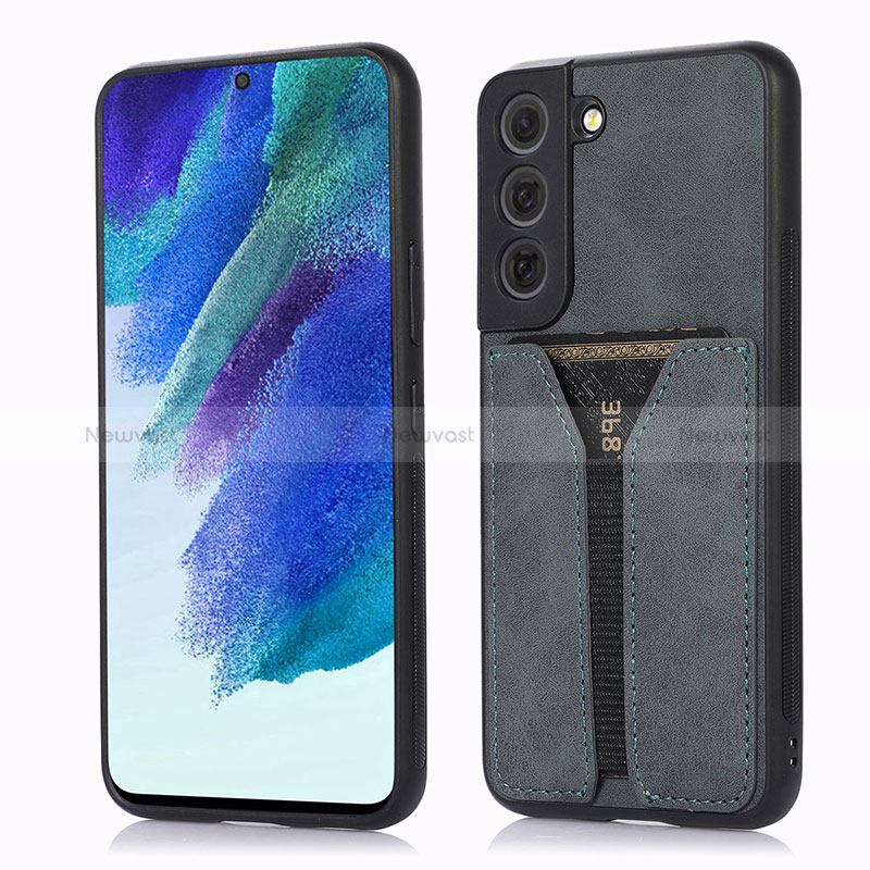 Soft Luxury Leather Snap On Case Cover M02T for Samsung Galaxy S22 Plus 5G