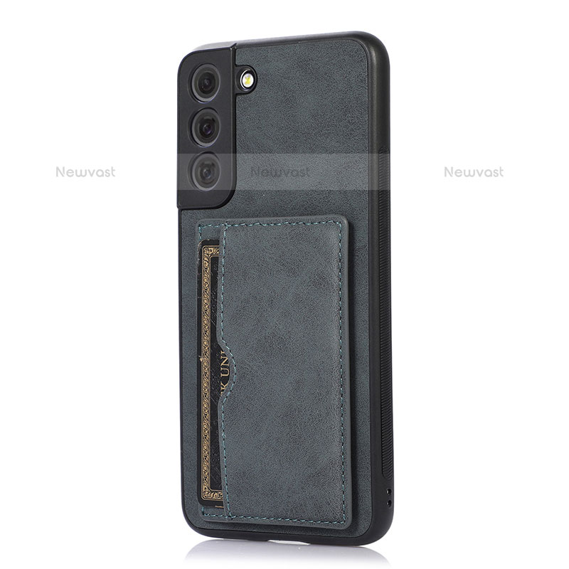 Soft Luxury Leather Snap On Case Cover M04T for Samsung Galaxy S21 5G