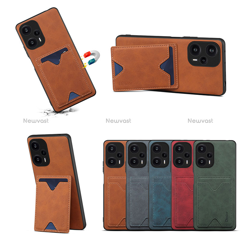 Soft Luxury Leather Snap On Case Cover MT1 for Xiaomi Poco F5 5G