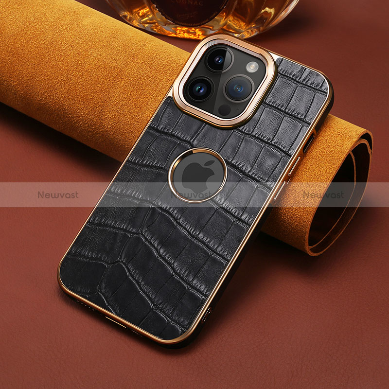 Soft Luxury Leather Snap On Case Cover MT3 for Apple iPhone 15 Pro Max