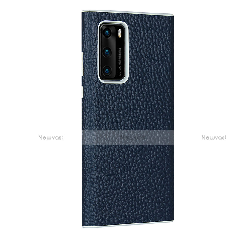 Soft Luxury Leather Snap On Case Cover N01 for Huawei P40