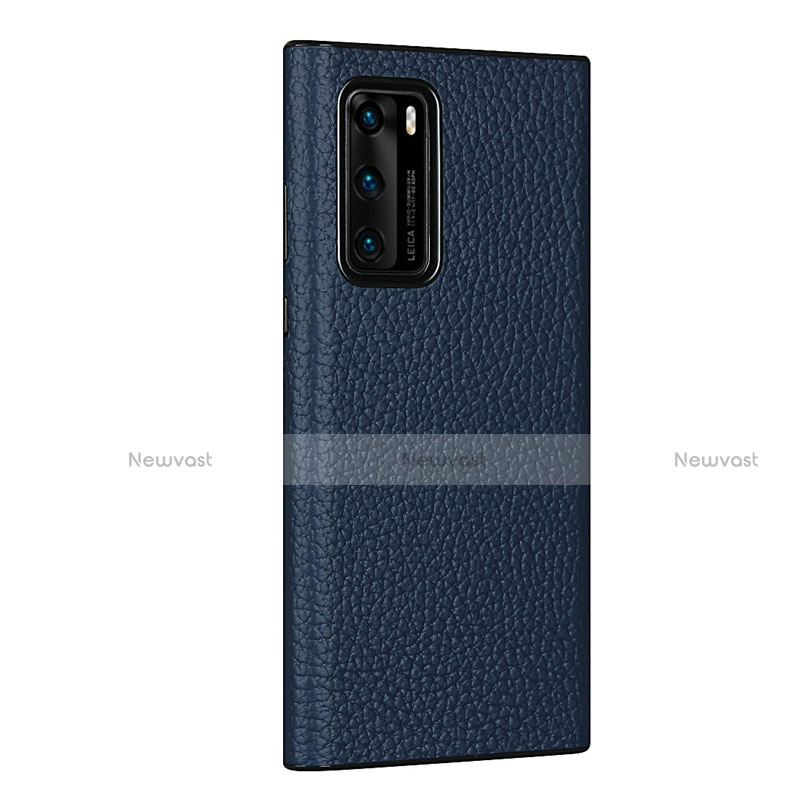 Soft Luxury Leather Snap On Case Cover N02 for Huawei P40