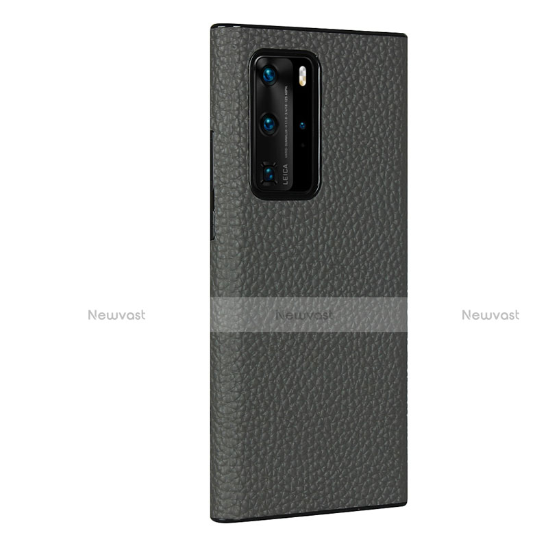 Soft Luxury Leather Snap On Case Cover N02 for Huawei P40 Pro