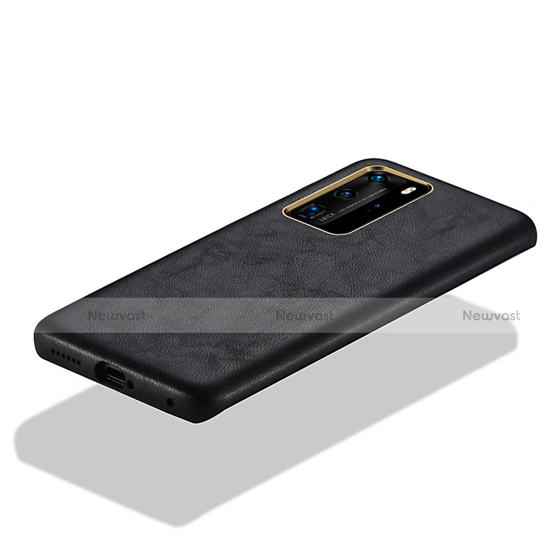 Soft Luxury Leather Snap On Case Cover N04 for Huawei P40 Pro