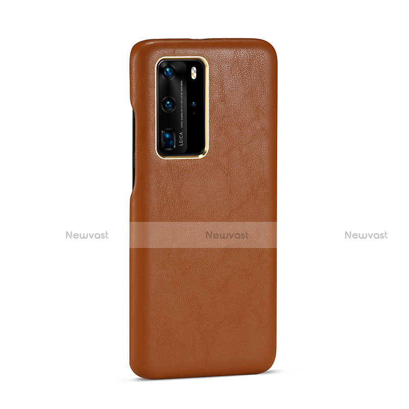 Soft Luxury Leather Snap On Case Cover N04 for Huawei P40 Pro