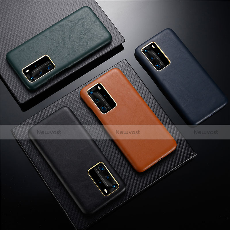 Soft Luxury Leather Snap On Case Cover N05 for Huawei P40 Pro