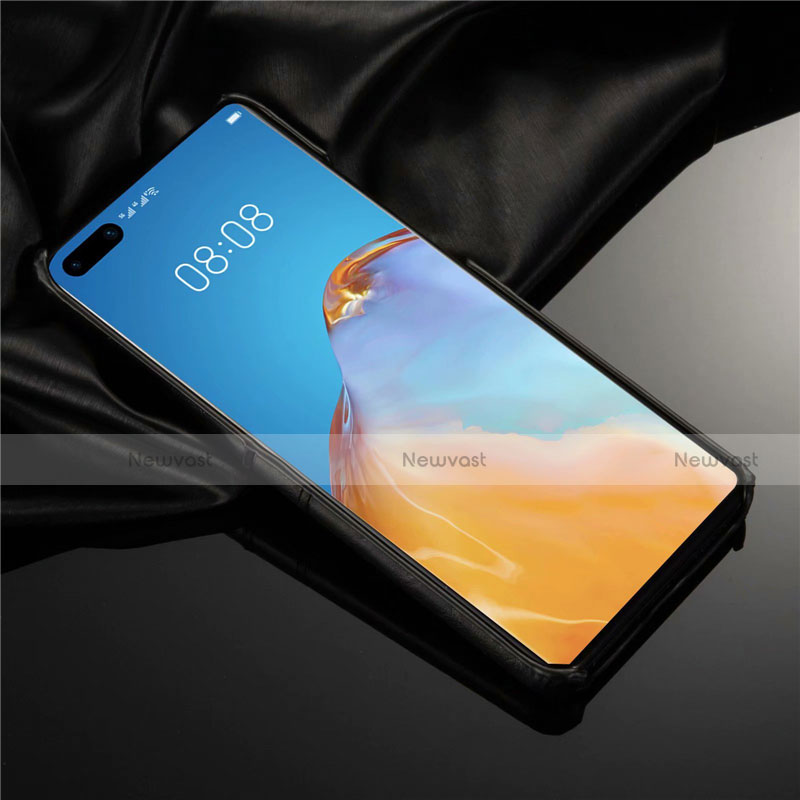 Soft Luxury Leather Snap On Case Cover N06 for Huawei P40 Pro