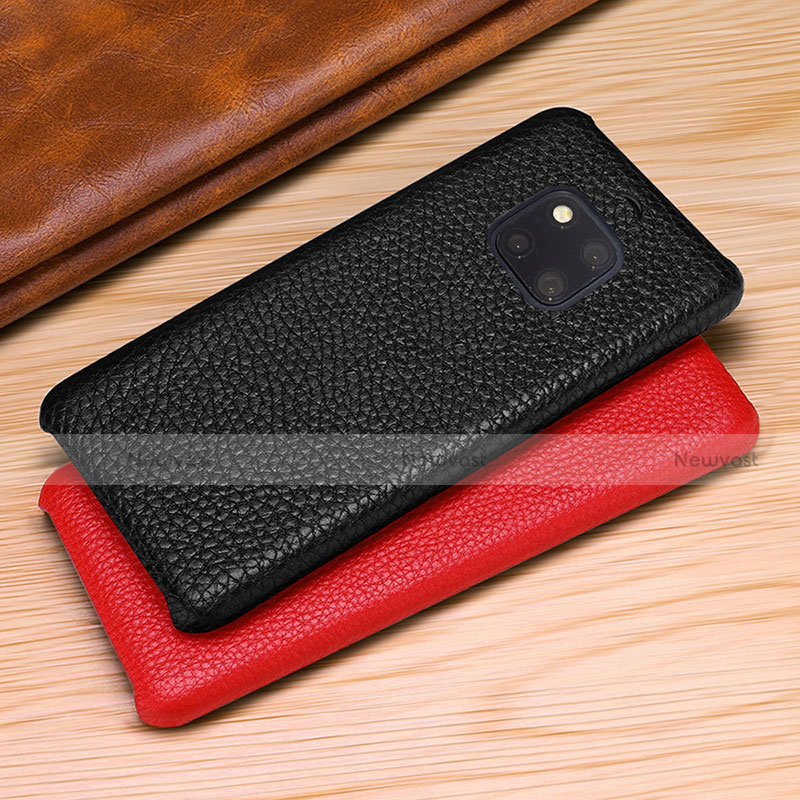 Soft Luxury Leather Snap On Case Cover P01 for Huawei Mate 20 Pro