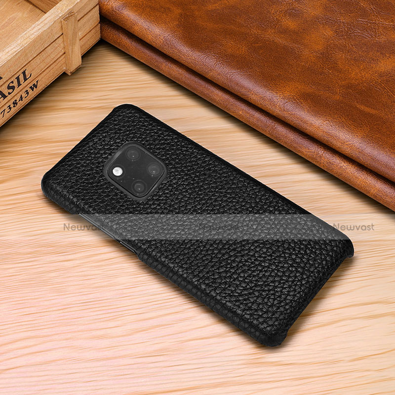 Soft Luxury Leather Snap On Case Cover P01 for Huawei Mate 20 Pro