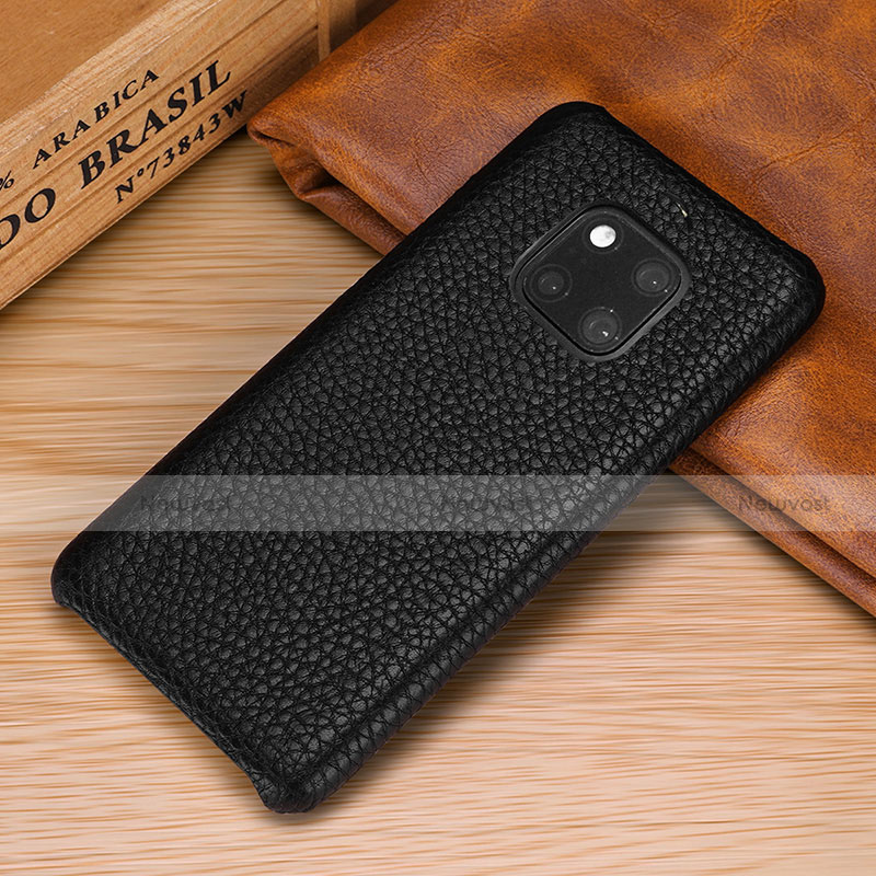 Soft Luxury Leather Snap On Case Cover P01 for Huawei Mate 20 Pro