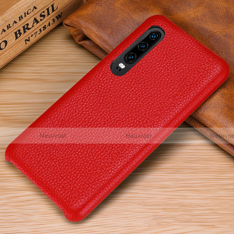 Soft Luxury Leather Snap On Case Cover P01 for Huawei P30
