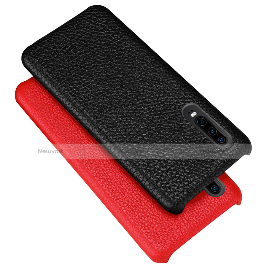 Soft Luxury Leather Snap On Case Cover P01 for Huawei P30