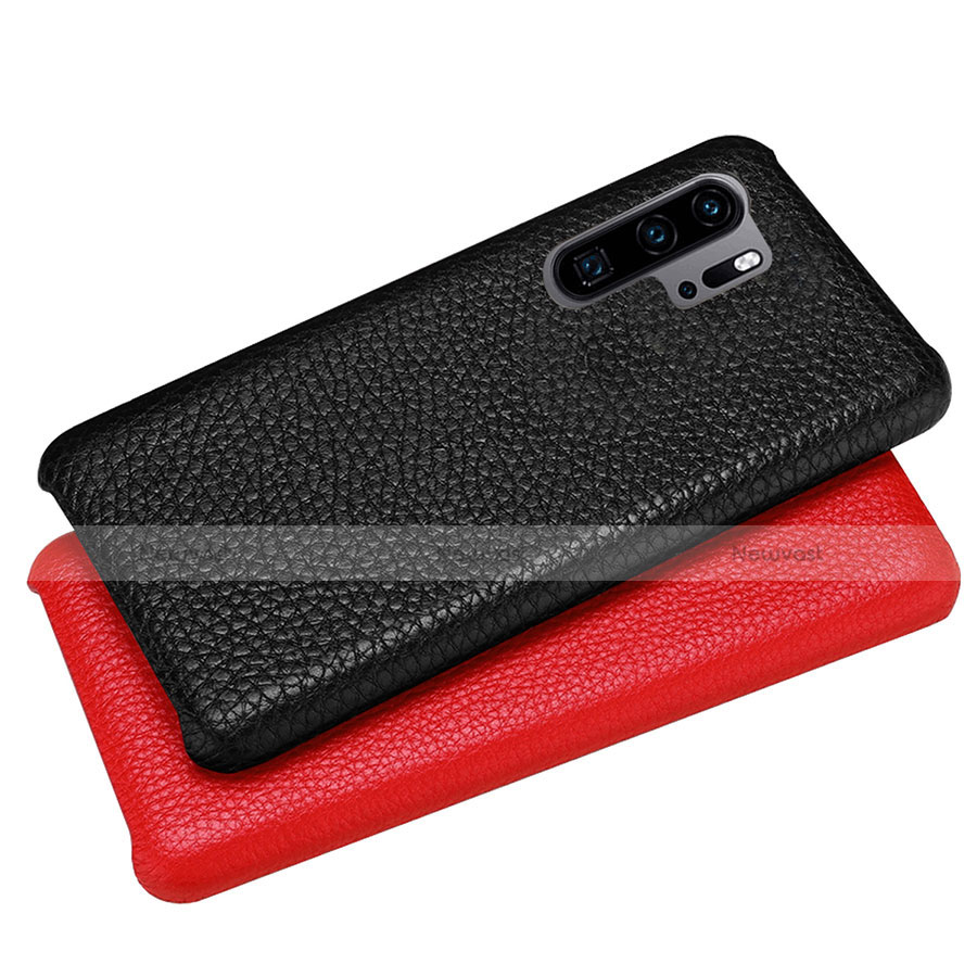 Soft Luxury Leather Snap On Case Cover P01 for Huawei P30 Pro