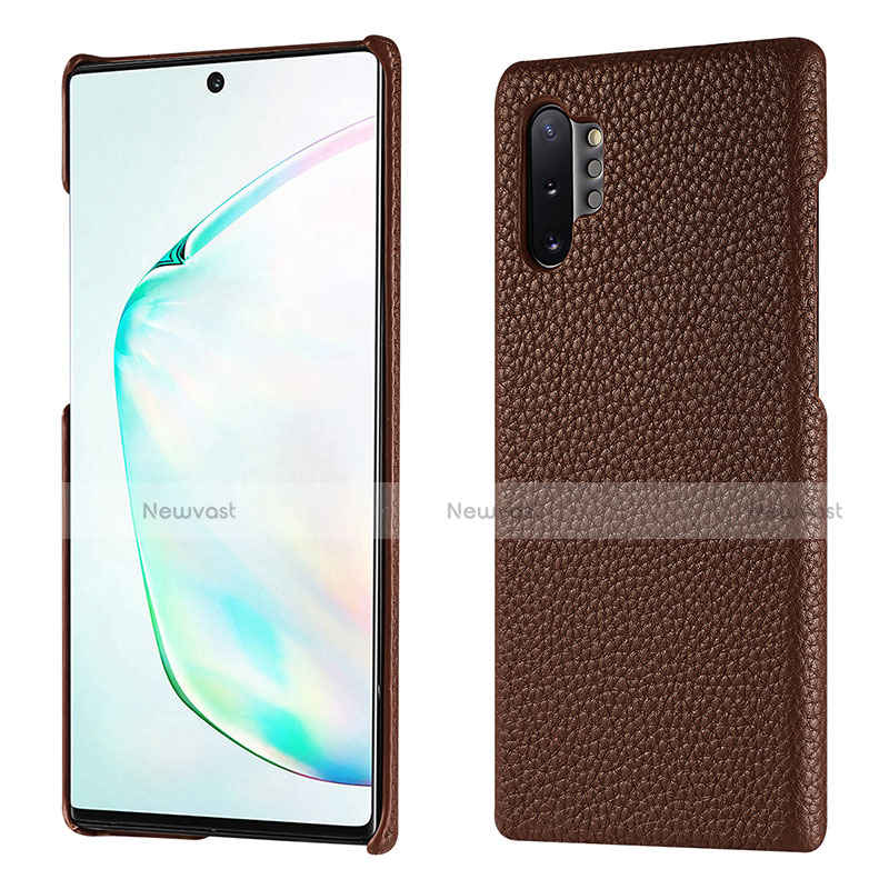 Soft Luxury Leather Snap On Case Cover P01 for Samsung Galaxy Note 10 Plus 5G