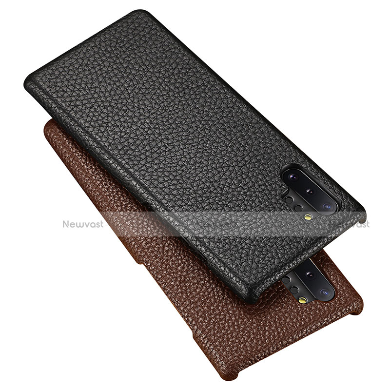 Soft Luxury Leather Snap On Case Cover P01 for Samsung Galaxy Note 10 Plus 5G