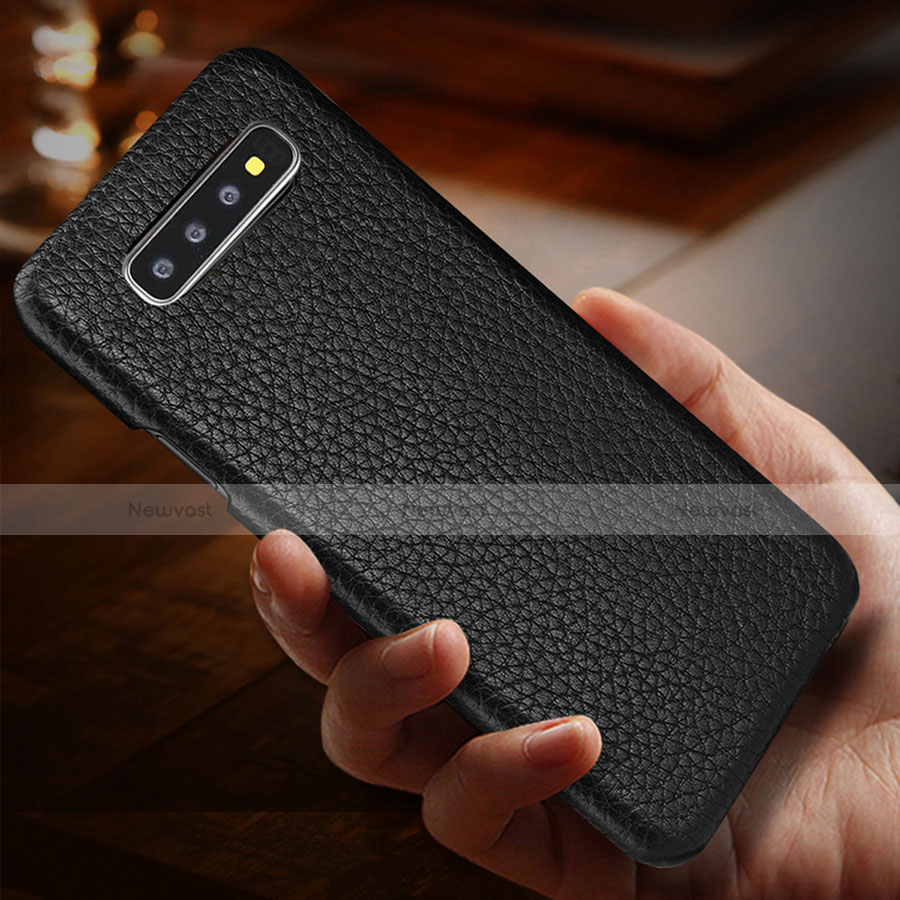 Soft Luxury Leather Snap On Case Cover P01 for Samsung Galaxy S10 5G
