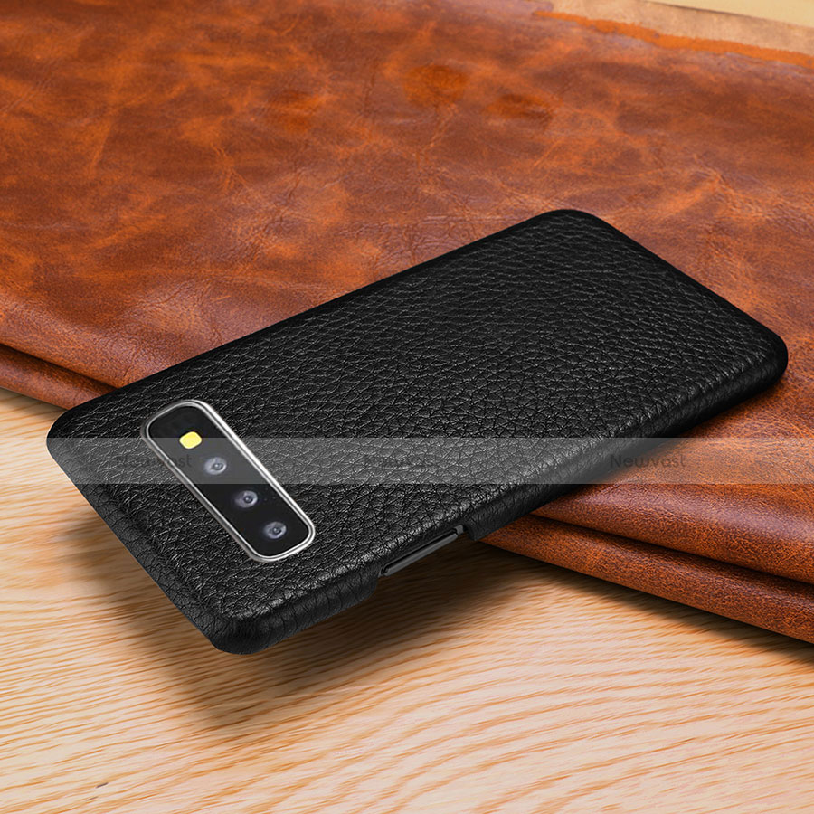 Soft Luxury Leather Snap On Case Cover P01 for Samsung Galaxy S10 Plus
