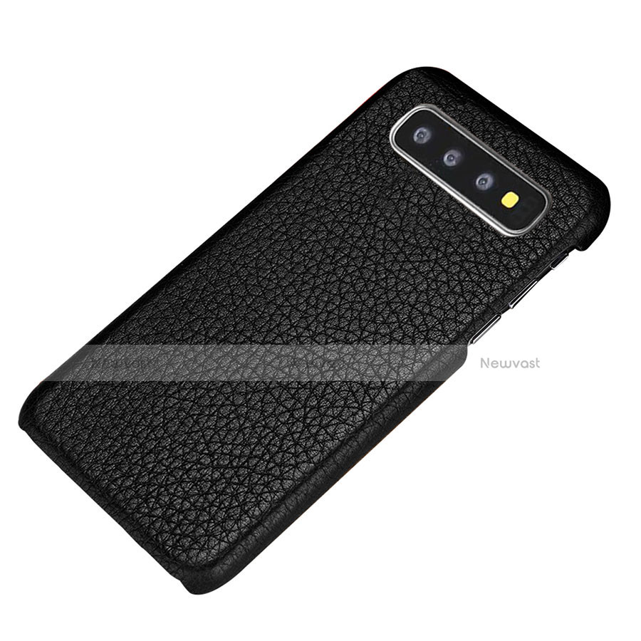 Soft Luxury Leather Snap On Case Cover P01 for Samsung Galaxy S10e