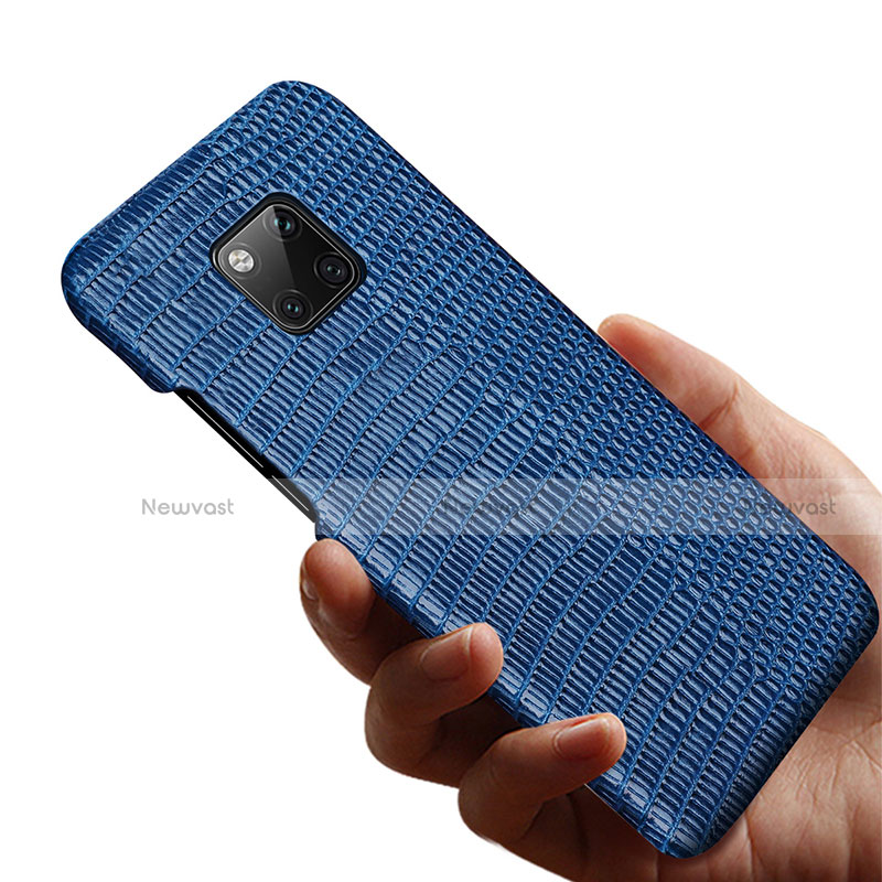 Soft Luxury Leather Snap On Case Cover P02 for Huawei Mate 20 Pro