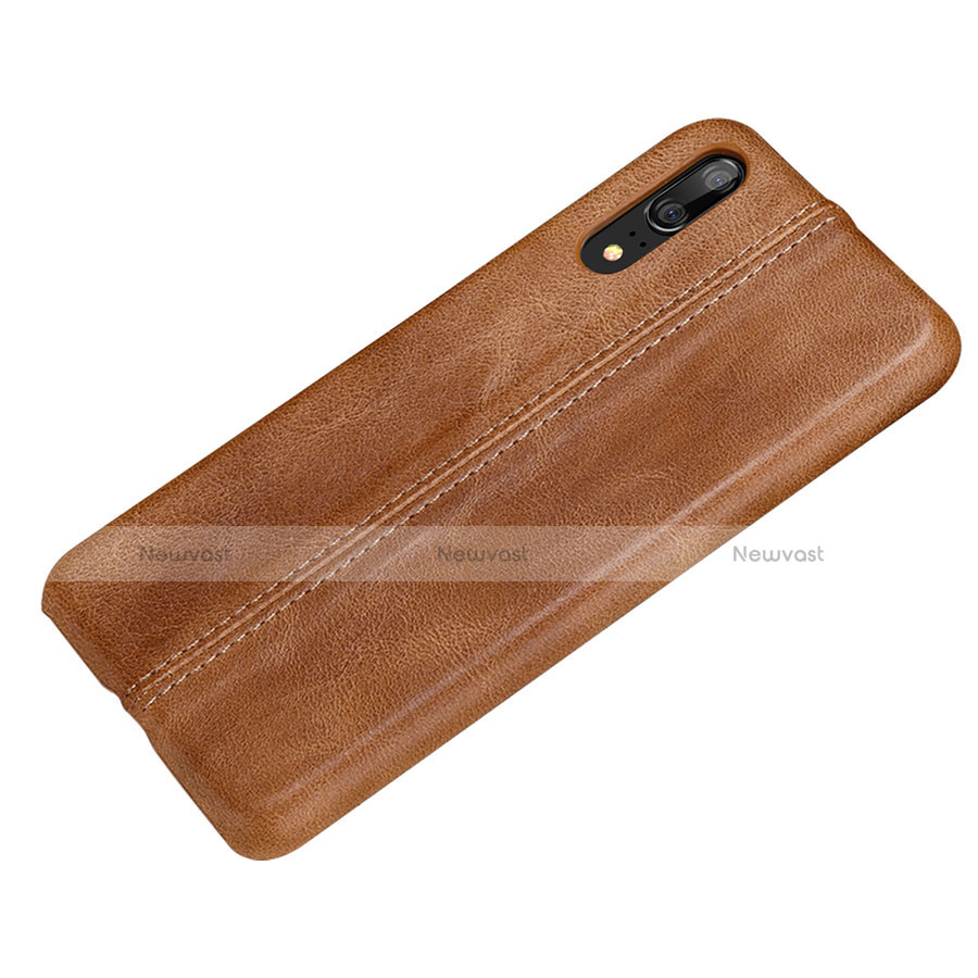 Soft Luxury Leather Snap On Case Cover P02 for Huawei P20