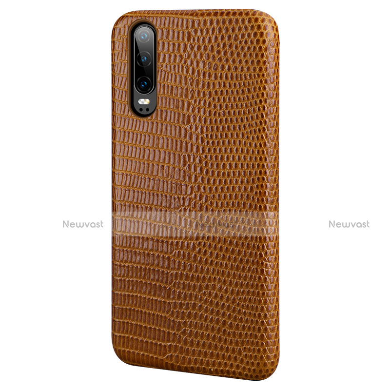 Soft Luxury Leather Snap On Case Cover P02 for Huawei P30
