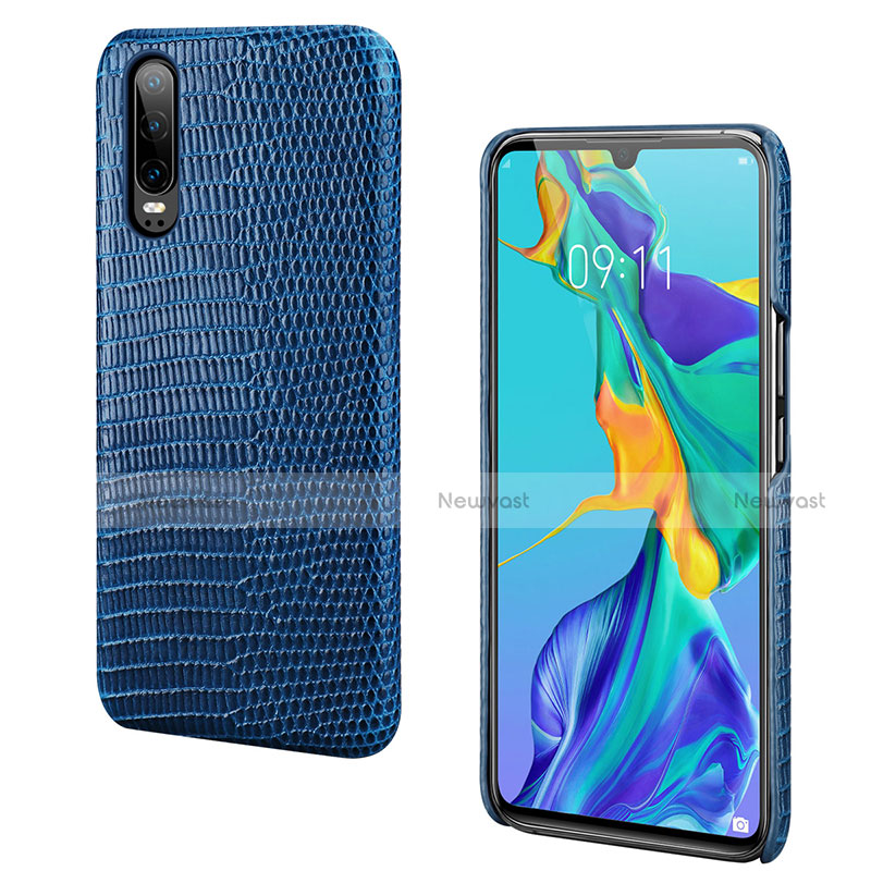 Soft Luxury Leather Snap On Case Cover P02 for Huawei P30