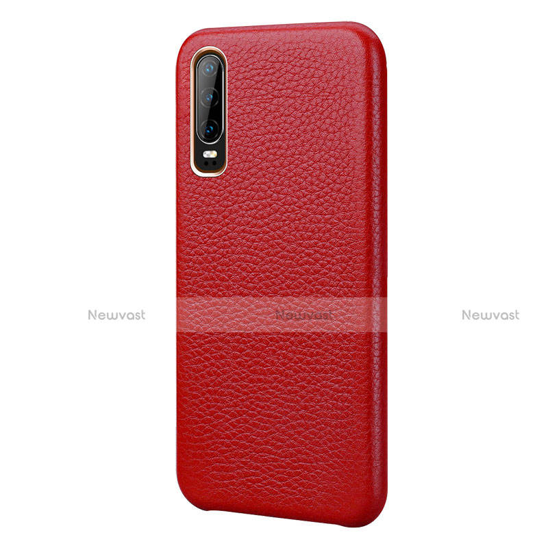 Soft Luxury Leather Snap On Case Cover P03 for Huawei P30