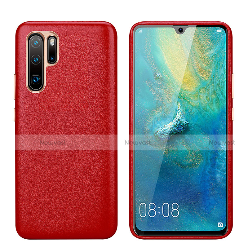 Soft Luxury Leather Snap On Case Cover P03 for Huawei P30 Pro