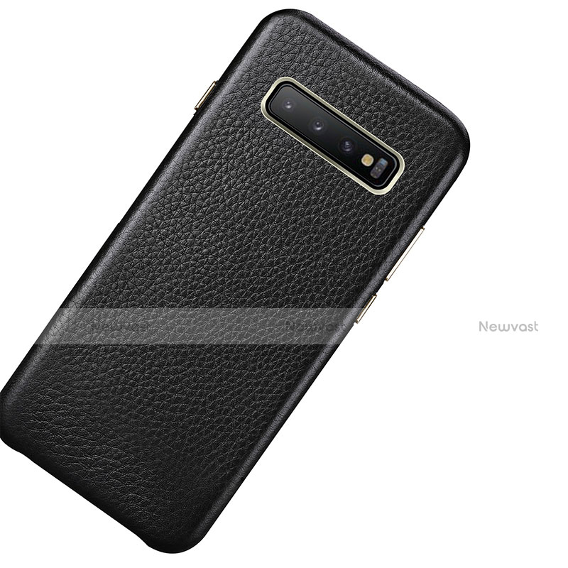 Soft Luxury Leather Snap On Case Cover P03 for Samsung Galaxy S10