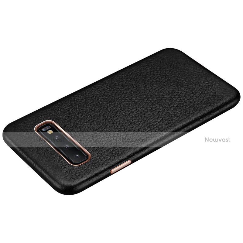 Soft Luxury Leather Snap On Case Cover P03 for Samsung Galaxy S10